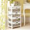 cheap Split willow 4 drawer cabinet for home decoration