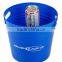 Factory Cheap promotion beer ice bucket 6L plastic PP wine ice bucket