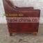 Club Leather armchair for sale , Living room chair single sheet leather sofa