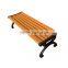 Easily installation wooden park bench