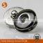 17mm round Eco-friendly metal magnetic push snap for bags and leather notebook and glasses case