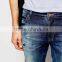 Man skinny ripped denim jeans pants fashion trousers jeans denim jeans factory (LOTA089)