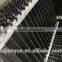 Black Galvanized Steel Fence