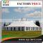 18X24M Premier High peak pole tent with galvanized steel poles and white top and windows sidewalls