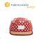 Custom Fashion 5 Panel Hat Red Dot 5 Panel Hat With Leather Strap Wholesale