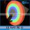 wifi control portable rechargeable round sensitive interactive led lighted colorful dance floor