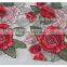 Embroidered Flowers Applique Embroidery Net Allover Lace Fabric for Evening Dress