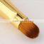 High Quality Retractable Lip and Concealer Brush/Two ends Golden Makeup Retractable Brush