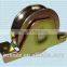 Metal wheels sliding gate roller