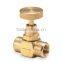Low Lead Compliant Brass Needle Valve