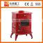 Enamel Wood Stoves style Wood Burning Stove with red colour