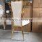 New modern stainless steel dining chair for sale