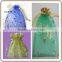 high density organza bags logo printed