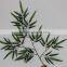 Wholesales Plastic Artificial Garden Green Bamboo Plants Lumber Craft With Leaves for Decoration