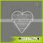 Jewelry Organizer Hanging Heart Shape Earring Holder