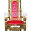 Highback Wedding King Palace Chairs For Bride And Groom
