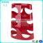 Custom hot bending single wine bottle display holder on desk for stores