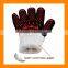Manufacture Price Heat Resistant Gloves Aramid Cotton Heatproof Gloves BBQ Oven Kitchen Gloves Bear Claw Oven Mitts