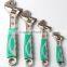 BERRYLION 12'' Nickel alloy plated adjustable wrench, PVC handle grip spanner