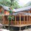 FBRWH002 outdoor modern prefabricated modular log Wood house