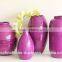 Colored lacquer decorative flower vase