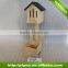 wooden bird nest with various shapes