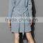Beige /Grey/Indigo blue color Open front design Full lined long jacket,beautiful women Belted Textured Trench jacket Coat