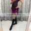 Exquisite purple dance clothes for women QQ057