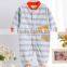 2016new baby clothes newborn 100% cotton penguin pattern baby romper long sleeve with toe infants pyjamas import from china