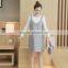 2017 wholesale spring maternity clothes autumn long sleeve suspender dress suit for pregnant women