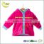 Red Windproof Breathable Baby Girl Jacket Winter