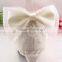 Fashionable Lace and Bow Tie For Shoe Heel Shoes Ornament With Metal Clip Shoe Charms