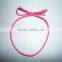 Top grade hot-sale elastic bungee hair ring with bow