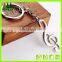 Metal key chain Personality music symbol key chain