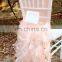 Custom-made Color Organza Wholesale Wedding Pink Chair Covers