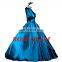 Rose Team-Free Shipping Custom-made Elegant Aristocrat Gothic Dress Blue Victorian Dress Ball Gown