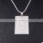 Hot Sale Exquisite Titanium Steel Poker A Pendant Necklace Men's Fashion Simple Jewelry Gift Bracelet Necklace DIY