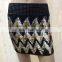 2015 Fitted Hot ladies zig zag Mini Short Sequins Skirt