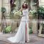 Wholesale Sweetheart Sleeveless Lace-Up Side Split Beaded Chiffon Wedding Dresses SQS036