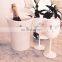white/black colored plastic champagne ice bucket for Moet&Chandon