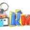 oem custom embossed 3D car key chain