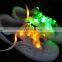 Good selling led shoe laces / glow shoelaces / flashing led shoes lace