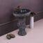 G654 Granite Pedestal Sinks,Grey Granite Wash Basins, Nature Stone Bathroom Sinks