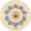 New eco friendly anti slip round suede natural rubber yoga mat