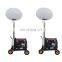 1000w*2 emergency balloon portable mobile light tower with diesel generator