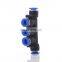 factory direct sale PK pneumatic connector for PU air pipe
