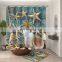 i@home modern sea beach shell printed funny wholesale shower curtains bath polyester and rugs set