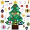 Amazon hot sale children felt christmas tree decoration diy
