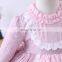 2020 Autumn Spanish Lolita Princess Dress Baby Girl Lace Stitching Birthday Party Christmas Easter