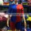 Wholesale custom logo women contrast color 2 piece biker shorts and t shirt matching sets
